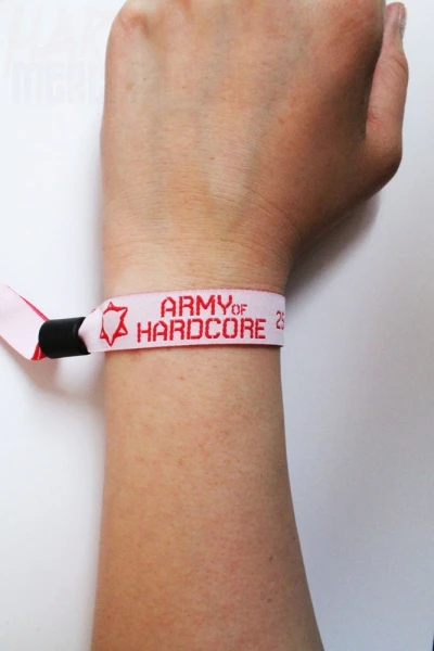 Army Of Hardcore Festival Wristband 2013