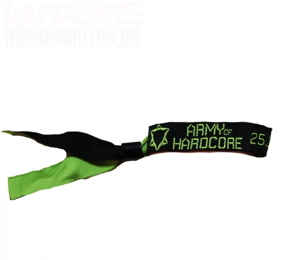 Army Of Hardcore Festival Wristband 2014