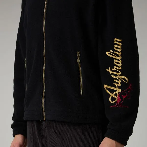 Australian Trainingsjacke Fleece "Archive Pile Logo Tape"