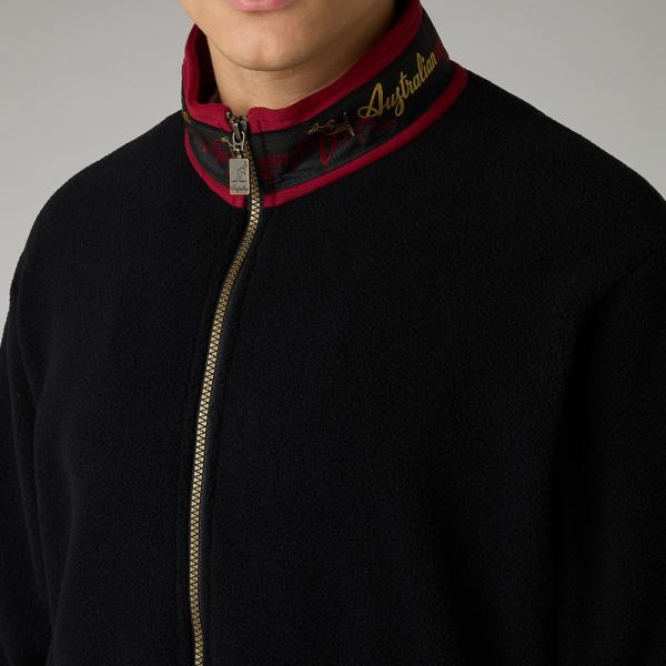 Australian Trainingsjacke Fleece "Archive Pile Logo Tape"