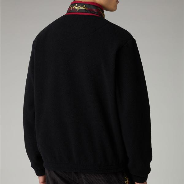 Australian Trainingsjacke Fleece "Archive Pile Logo Tape"