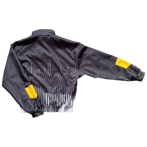 Australian Trainingsanzug - Jacke - schwarz - weiss - Rueckseite