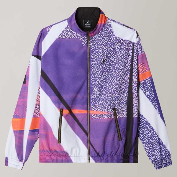 Australian Trainingsjacke "Archive Shardy" Weiss/Pervinca