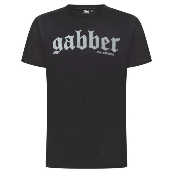 Gabber T-shirt silver