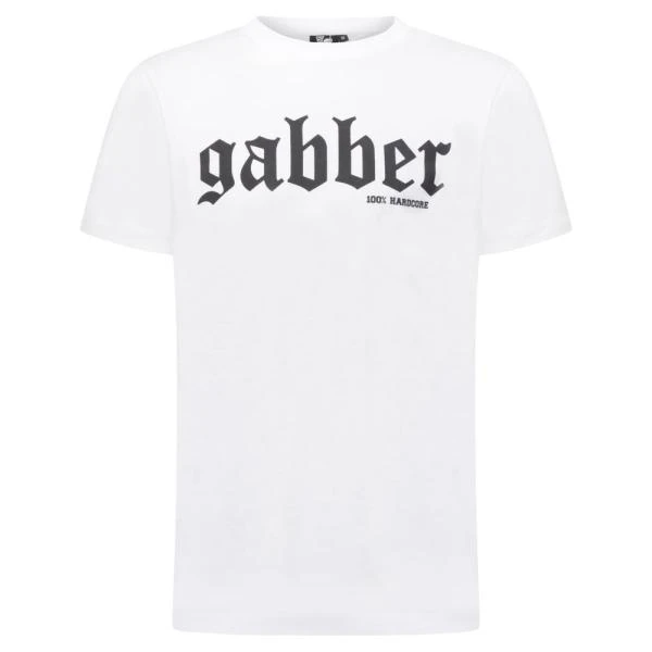 Gabber T-shirt weiss