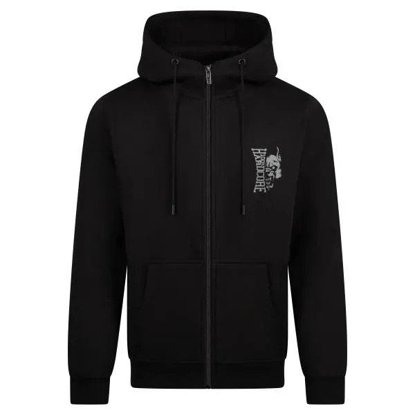 100% Hardcore Hooded Zipper "Negative" Schwarz