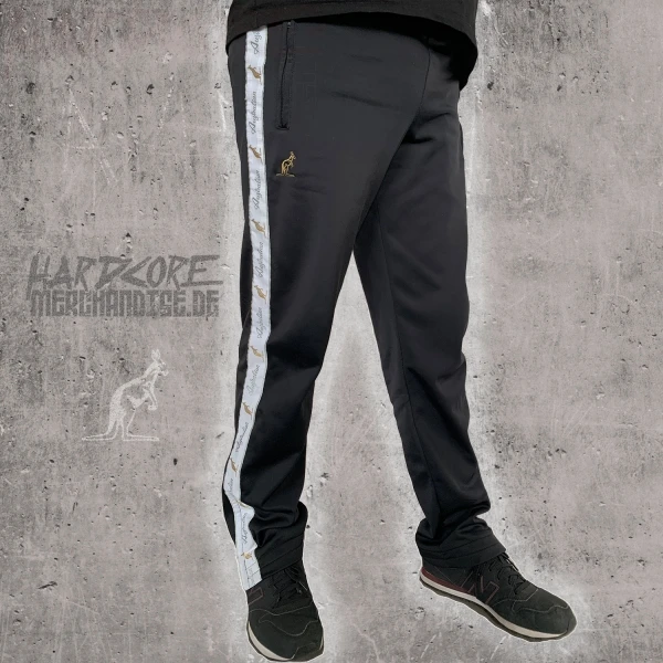 Australian Trainingspants All Over black / white Stripe