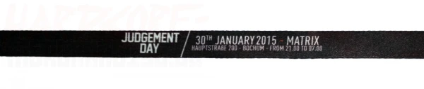 Judgement Day "2015" Wristband