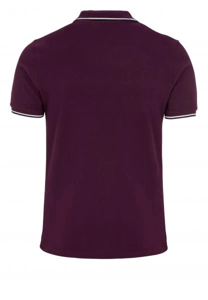 Lonsdale Poloshirt Lion oxblood back