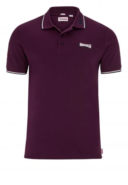 Hardcore Merchandise Lonsdale Poloshirt Lion oxblood