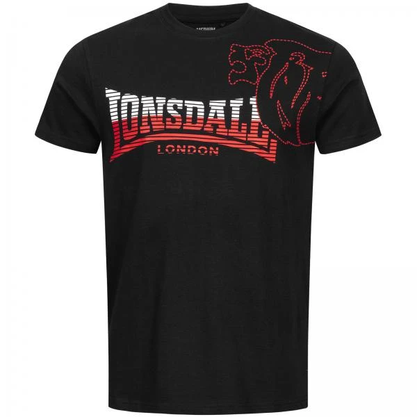 Lonsdale T-Shirt "Melplash" schwarz