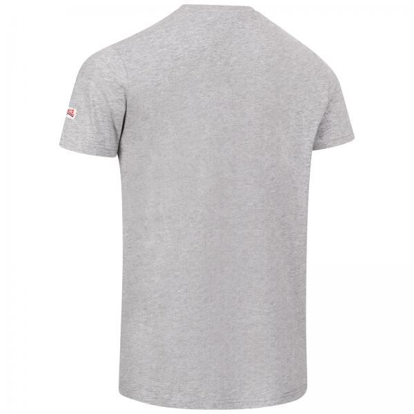 Lonsdale T-Shirt "one tone" grau/oxblood