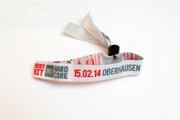 Pmf Festival Wristband "No Pussy Shit - Only Hardcore"